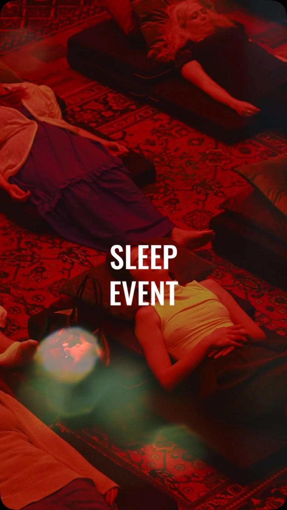 Sleep Event — the first IMRSV Sessions