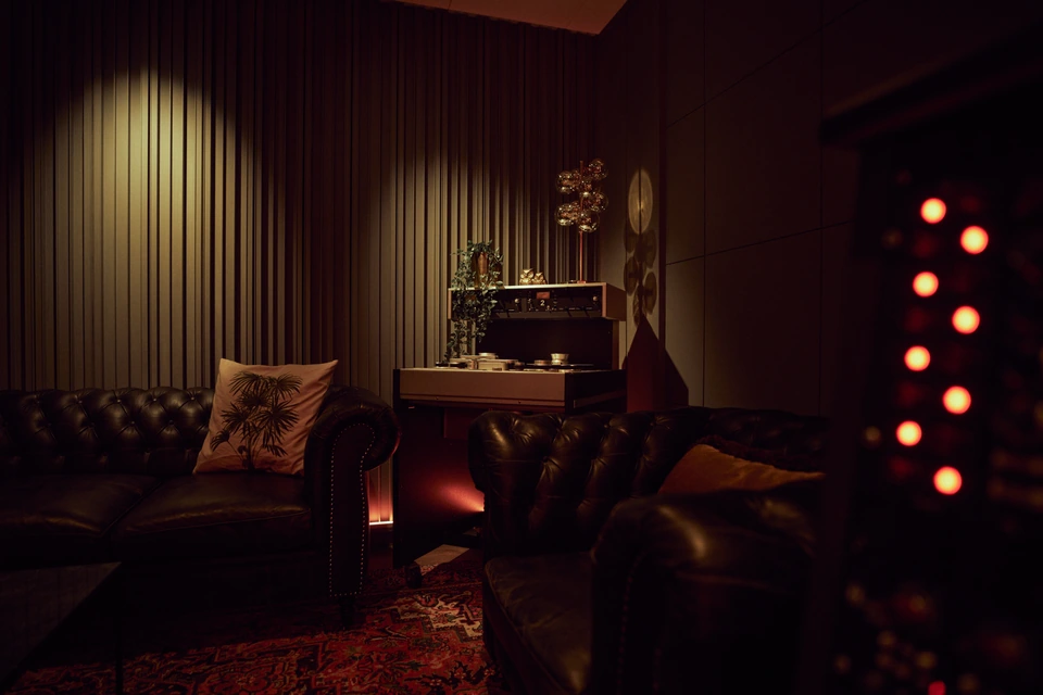 Warm lights and a quiet place to sit between studio takes